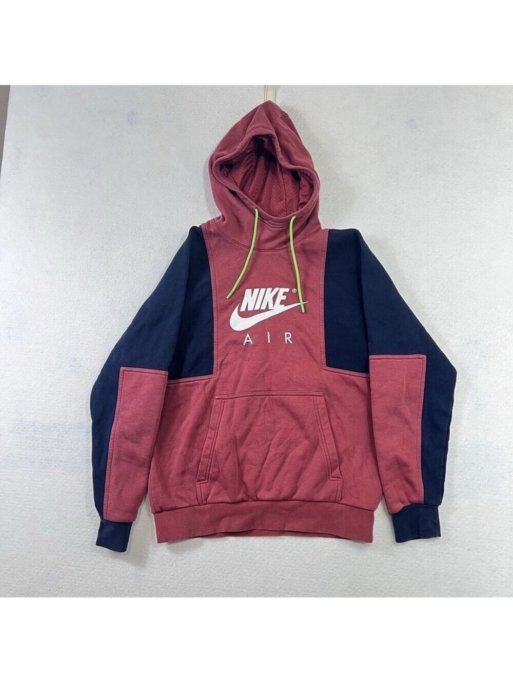 Nike Air Hoodie Mens Medium Pullover Get Over Your Fear of Heights Logo - Picture 3 of 12
